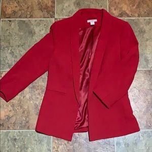 Red H&M blazer!